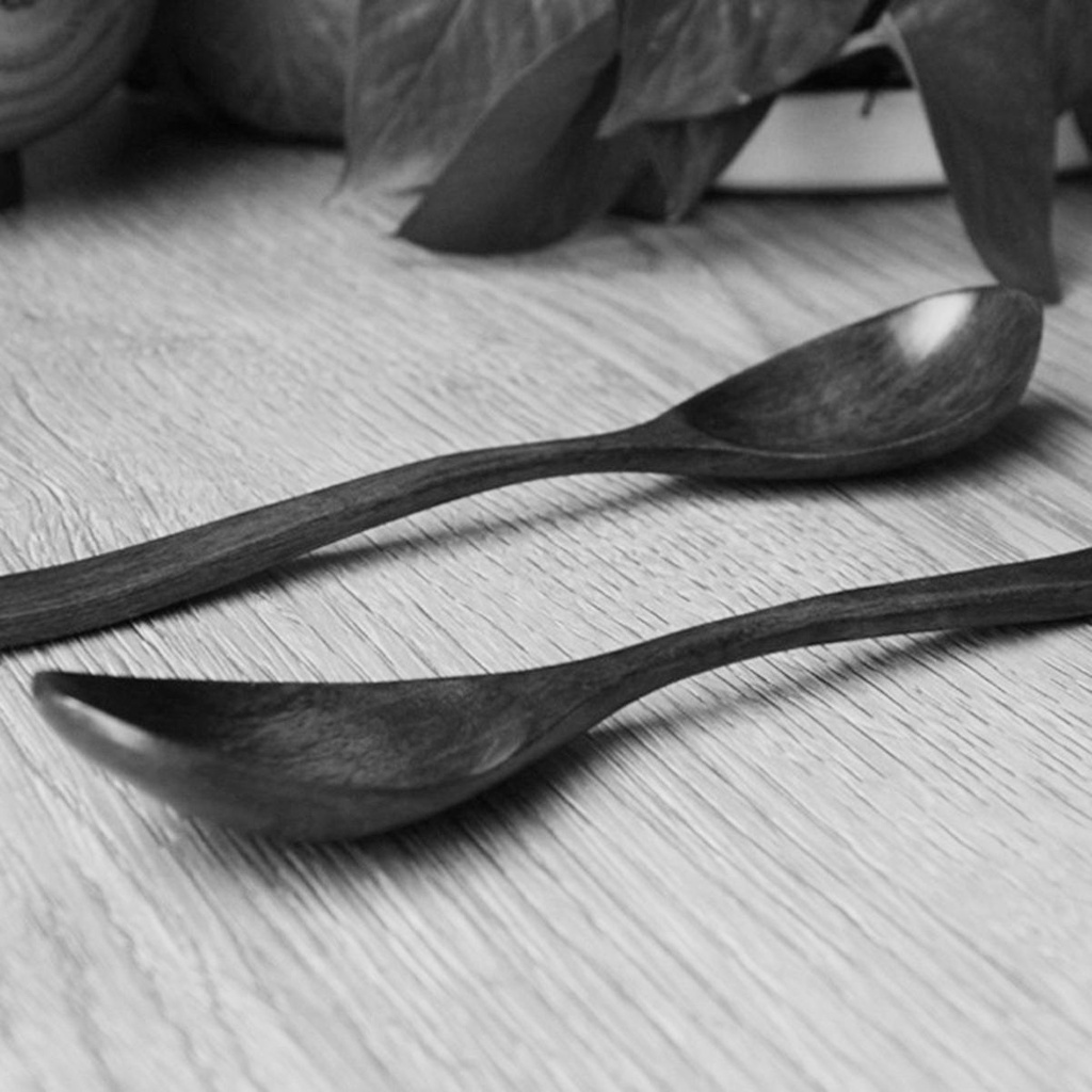 YIYU Muỗng Gỗ Thân Thiện Với Môi Trường Phong Cách Nhật Bản