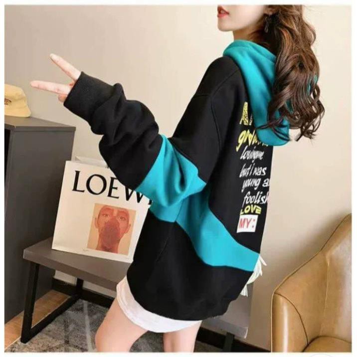Áo Hoodie Nam Nữ phối 2 màu chất nỉ - Thiên Đàng Áo Khoác - Hoodie Unisex