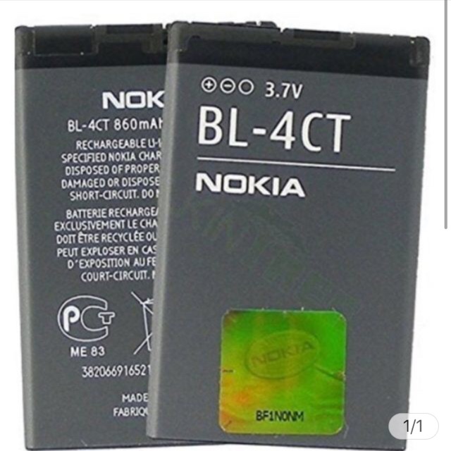 Pin Nokia 5310, X3, 5630, 7230, 7271, 7310, 6600F, 7210C mã pin BL-4CT nhập khẩu