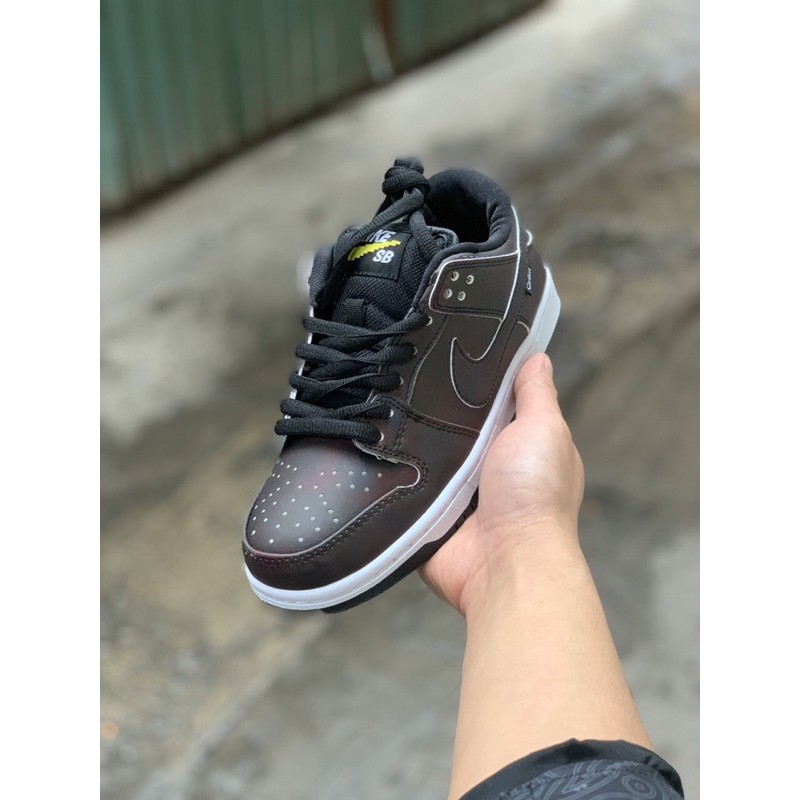 Giày sneaker thể thao SB phối màu nâu đất