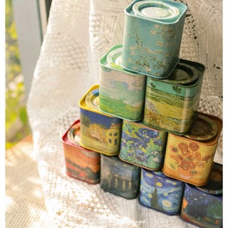 Van Gogh Tea Tin (Hộp Trà Thiếc Tranh Van Gogh)