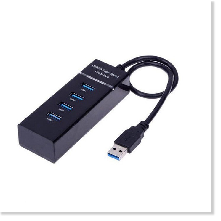 Bộ dây chia cổng 4 sạc USB đa năng – Ổ căm điện 4 công USB – HUB USB 3.0