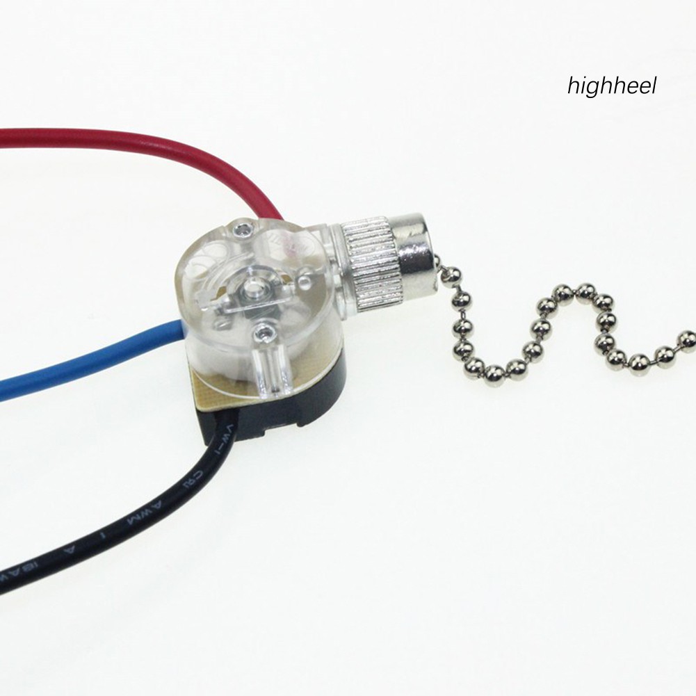 Công Tắc Đèn Treo Trần Nhà Dạng Chuỗi Hạt 3 Dây Thay Thế Tiện Dụng