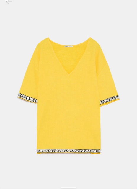 (Sẵn) Áo Zara auth canh sale, 2 mầu
