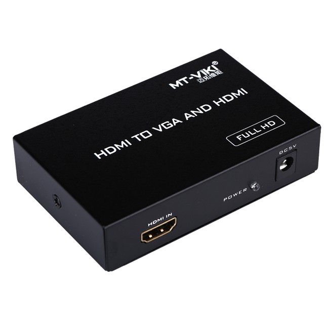 Bộ chuyển đổi HDMI to VGA + HDMI + Audio MT-VIKI MT-HV03