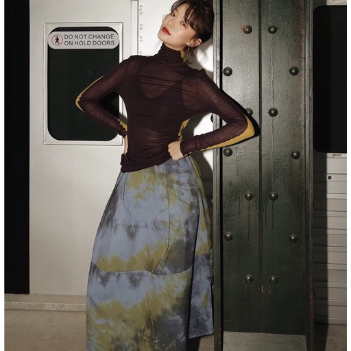 MUSHROOM LEE - Váy Tie Dye Lưng Cao