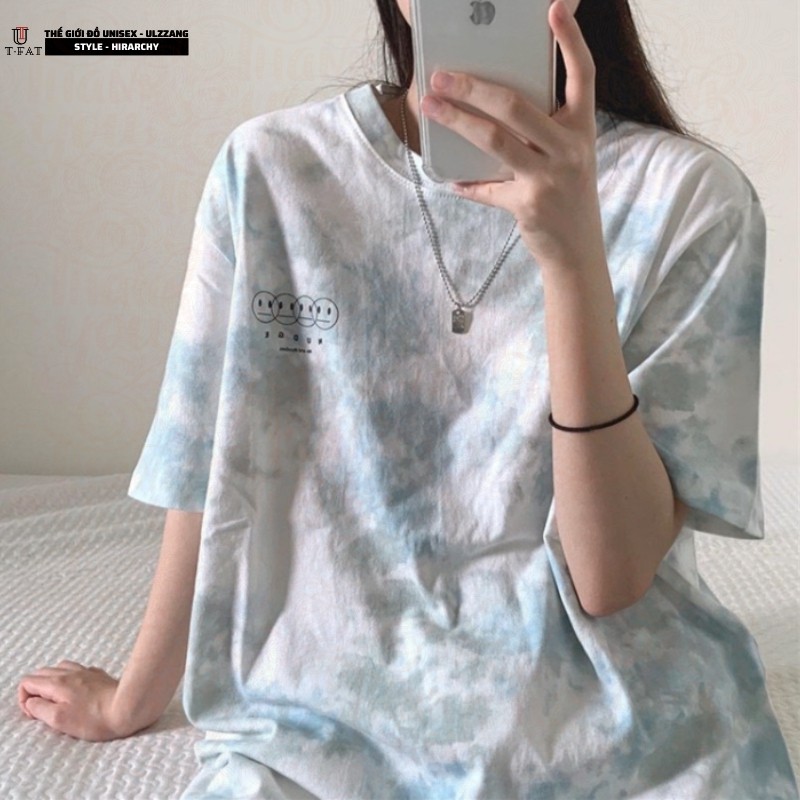 Áo Thun Nam Nữ DVT Loang Harajuku Bf Wind Ulzzang A19