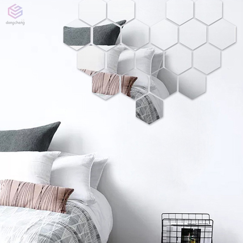 Miếng Dán Tường Tráng Gương Phản Quang Tự Dính Chống Thấm Nước Trang Trí Nhà Tắm