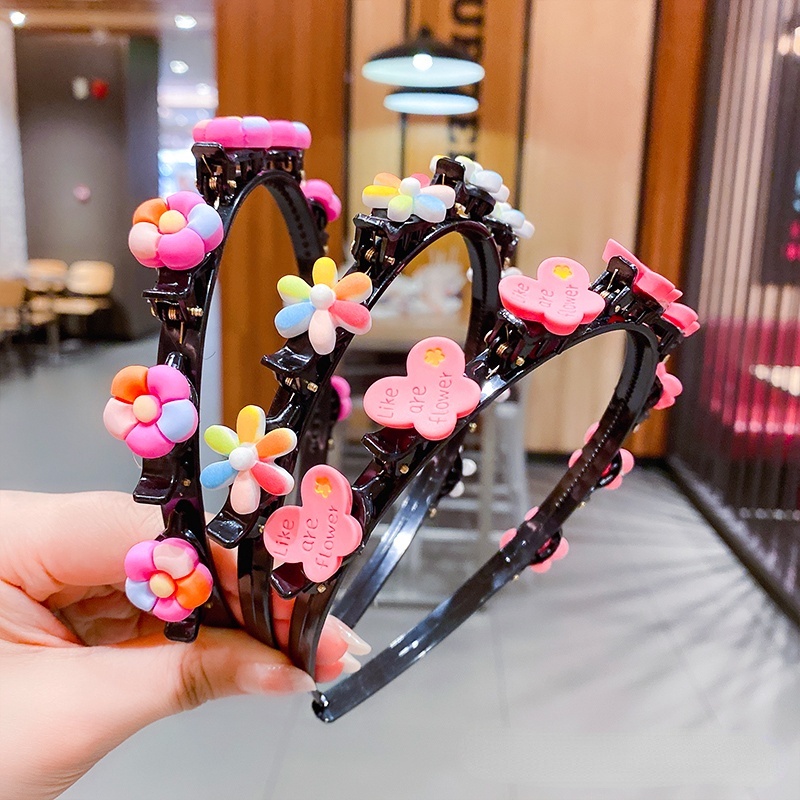 Băng Đô Cài Tóc Đính Hoa Cúc Nhỏ Dễ Thương Phong Cách Hàn Quốc Cho Nữ