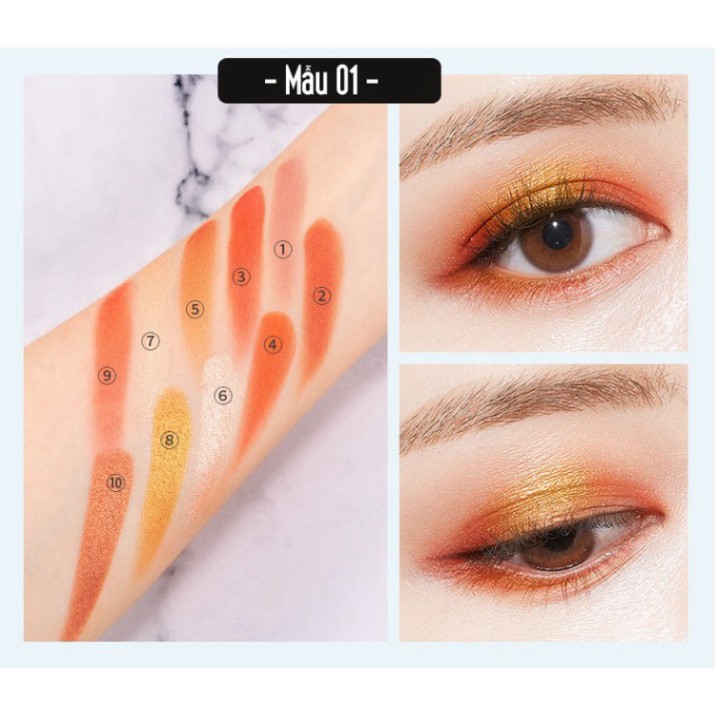 Bảng phấn mắt Fashion Fanatic 10 màu PM10FF I273