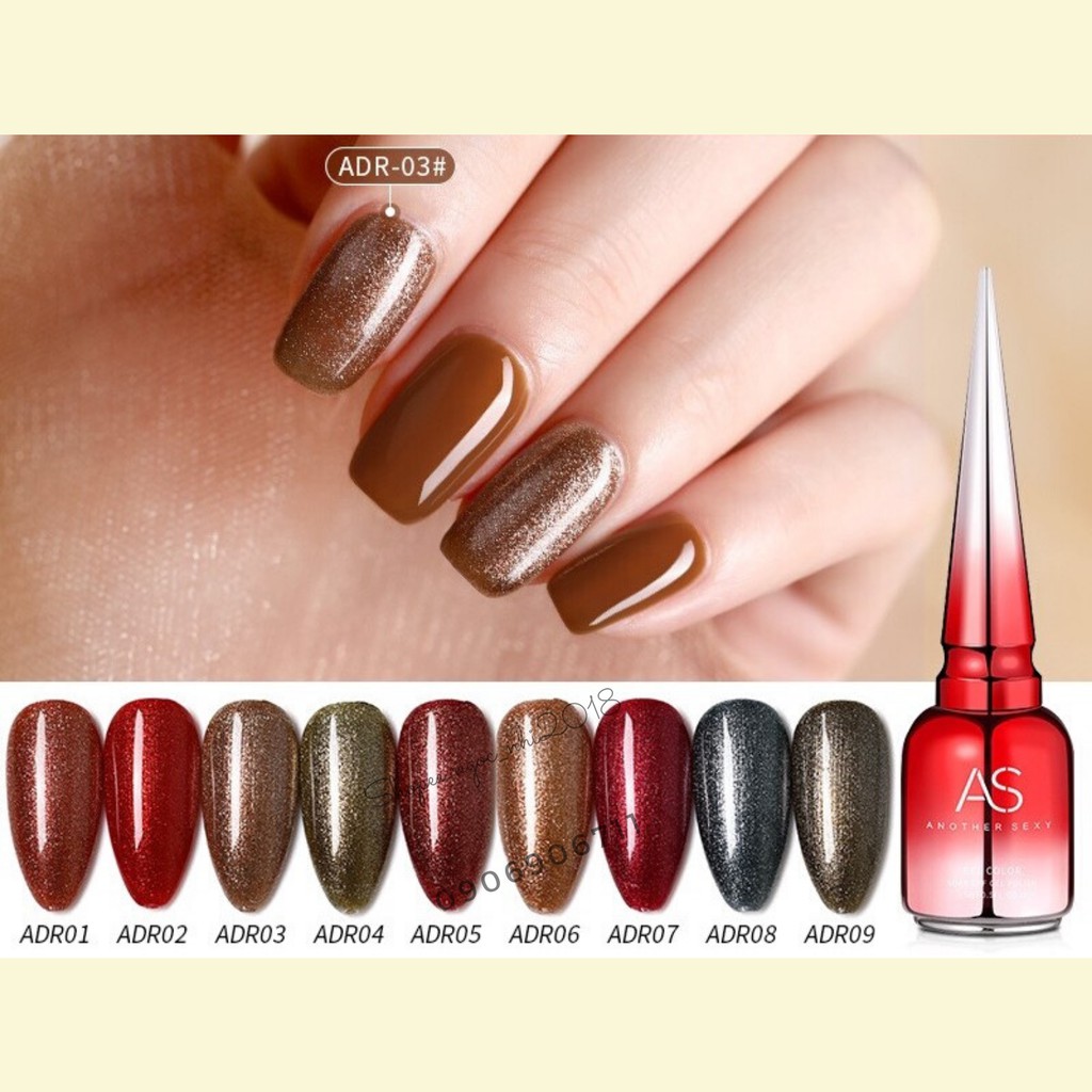 Sơn Gel As mã ADR  chai đỏ chính hãng 15ml