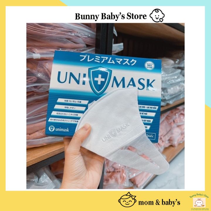 Khẩu Trang 3D Kháng Khuẩn Unimark Hộp 50 Chiếc | BigBuy360 - bigbuy360.vn