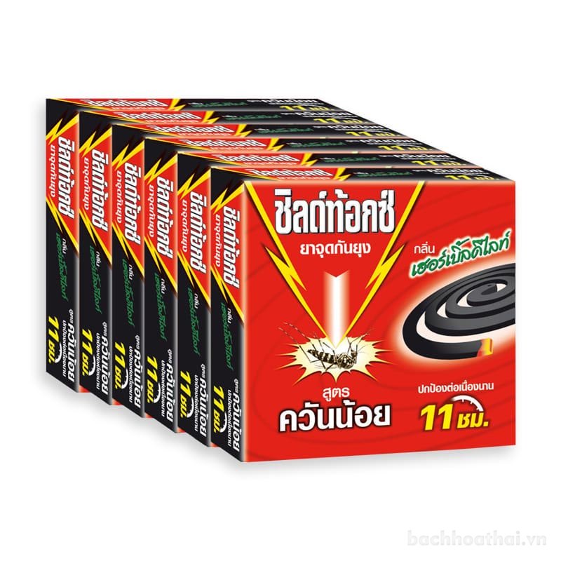 Nhang muỗi khoanh Shieldtox hương Herbal Delight Thái Lan