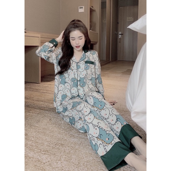 ❤Xả Lỗ❤️❤️Bộ dài Lụa mango Victoria loại 1 Freesize 40-60kg