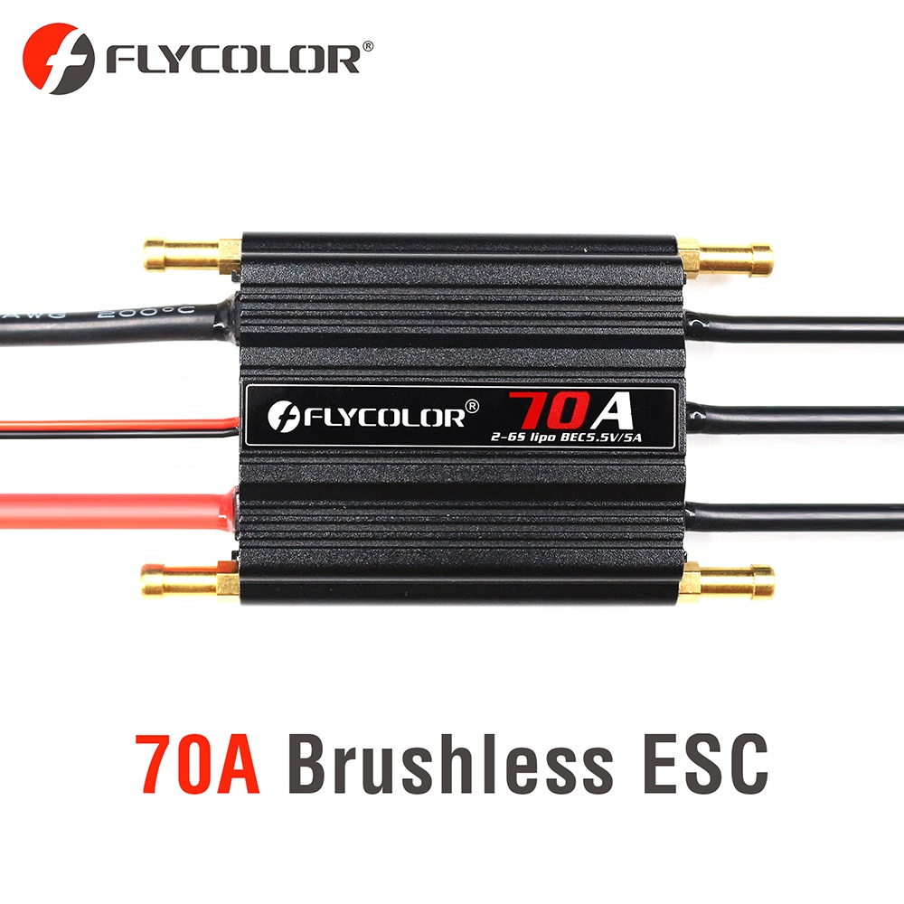 Bộ Điều Tốc Không Chổi Than Flycolor 50A / 90A / 120A / 150A Cho Thuyền Điều Khiển Từ Xa 2-6S BEC