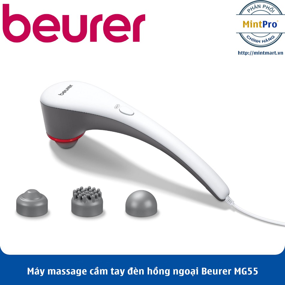 Máy Massage Cầm Tay Đèn Hồng Ngoại Beurer MG55 – Hàng Chính Hãng