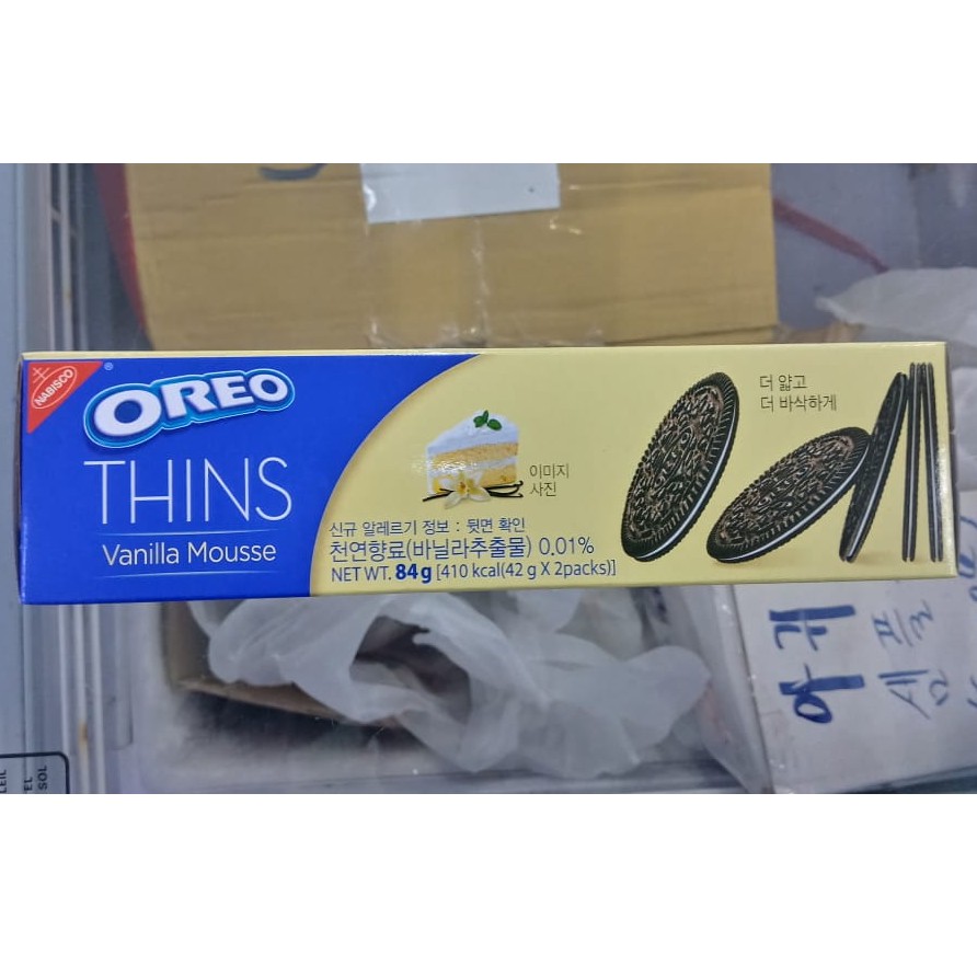 BÁNH OREO MỎNG, OREO THINS NHẬP KHẨU HÀN QUỐC 84G - 오레오 씬즈