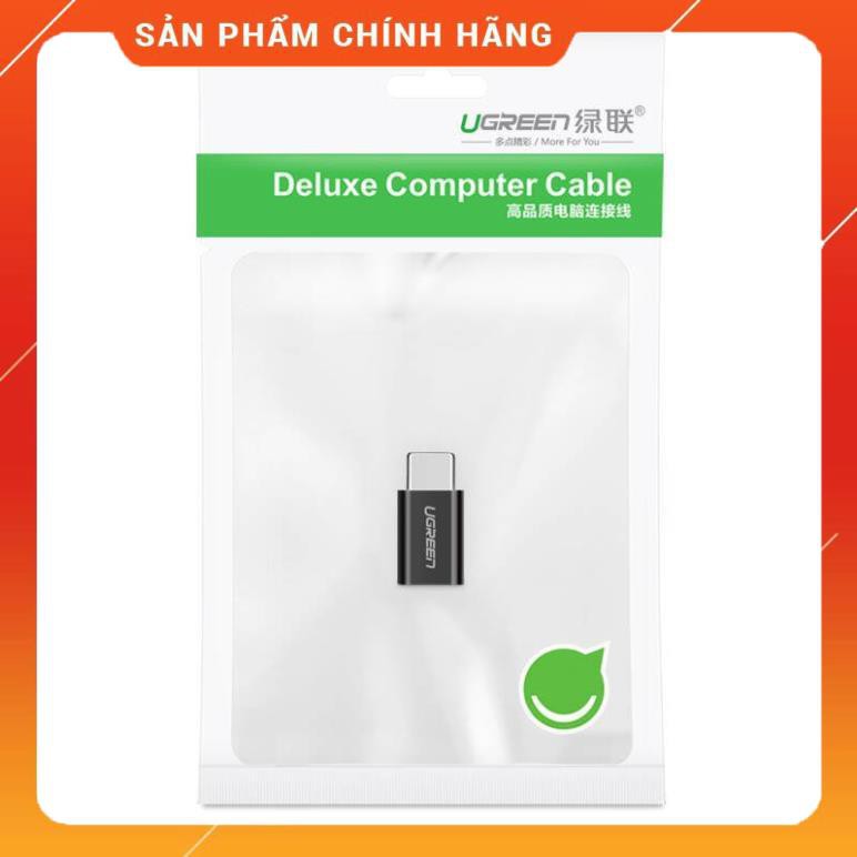 [CHÍNH HÃNG] Đầu chuyển USB Type C sang Micro USB Ugreen 30154 Hỗ Trợ Chức Năng OTG - Hàng Chính Hãng