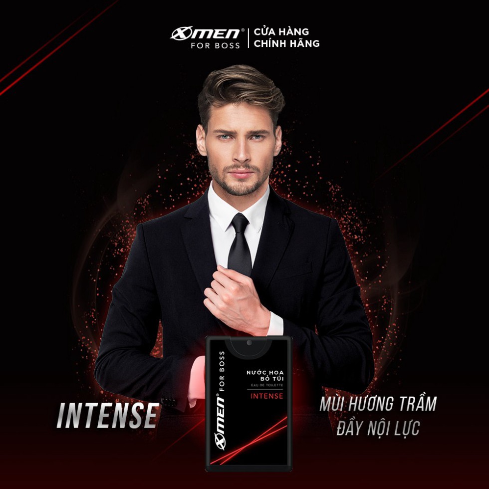 Bộ 3 Nước hoa bỏ túi Xmen for Boss Intense 18ml/chai - NPP AN NHIÊN TV