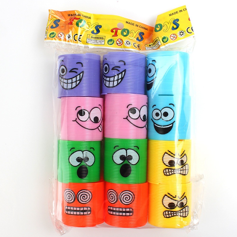 Đồ chơi cầu vồng lò xo ma thuật nhiều mẫu cho bé 3.5*3.5cm DUASHOP.