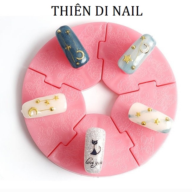 Đế sơn móng mẫu - kèm móng giả tập sơn, đế nhựa gắn móng mẫu Thiên Di Nail