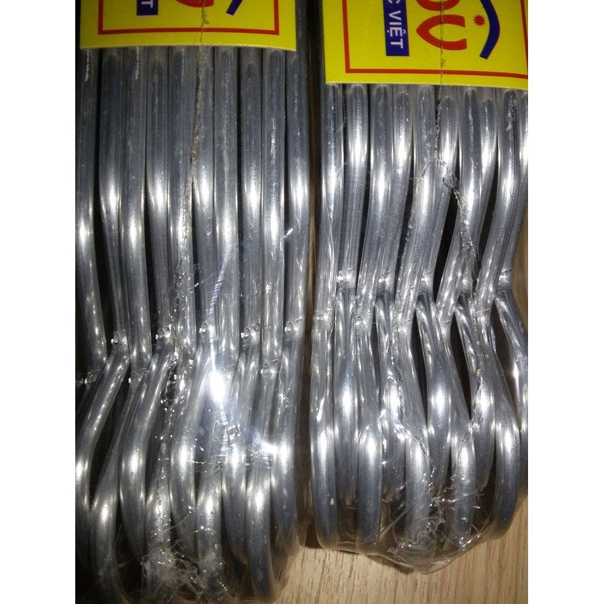 COMBO 10 Móc Nhôm Phơi Quần Áo Người Lớn  Luceogroup