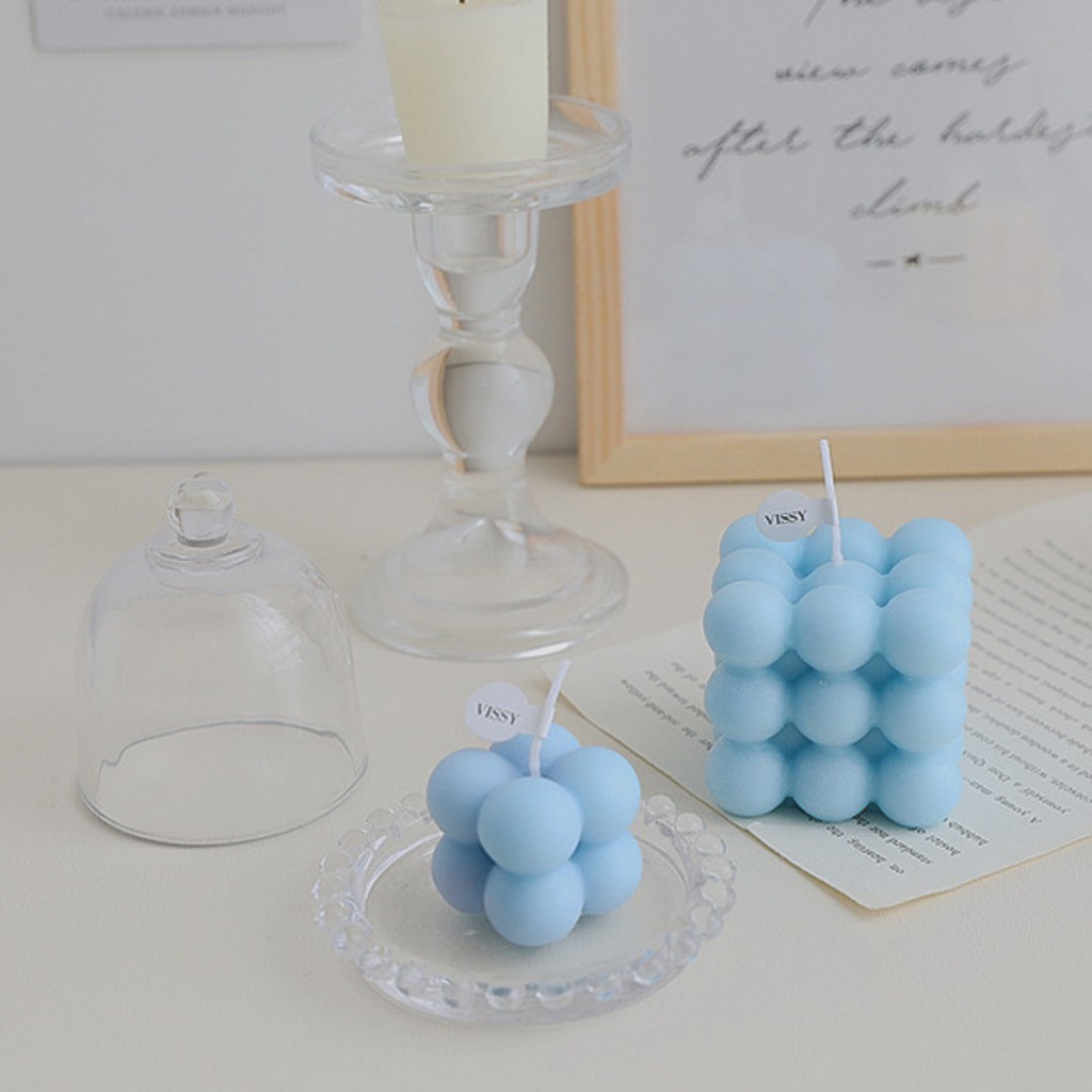 Nến thơm hình khối rubik, nến trang trí rubic đậu nành tự nhiên decor góc chụp ảnh - Doris.decor