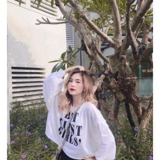 Áo thun cotton form rộng in chữ 60 kg trở lại