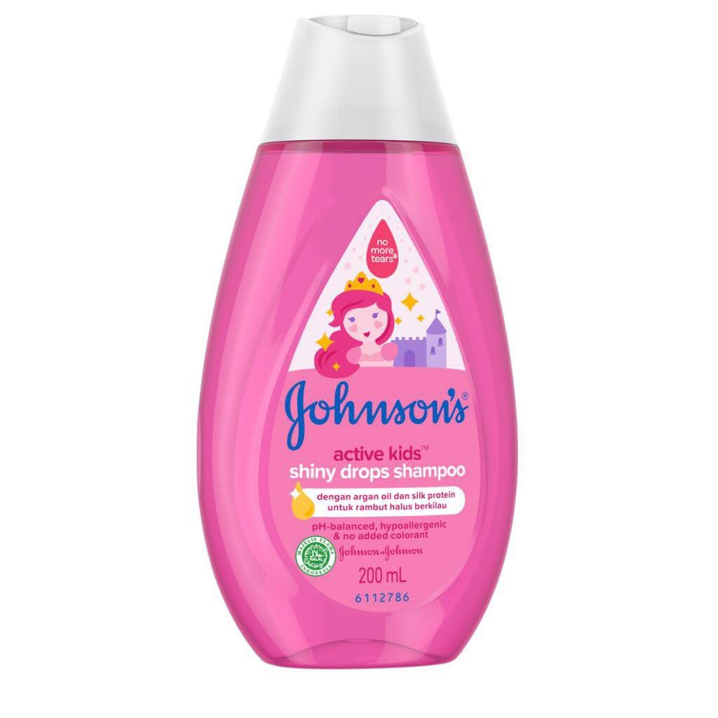 Dầu gội óng mượt Johnson's cho bé gái 200ml - Hồng