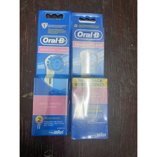 Set đầu bàn chải điện oral b sensitive