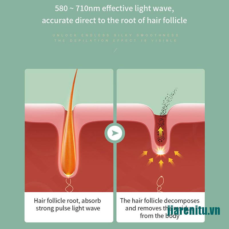 (Hàng Mới Về) Máy Cạo Lông Không Đau Bằng Tia Laser Ipl 999999