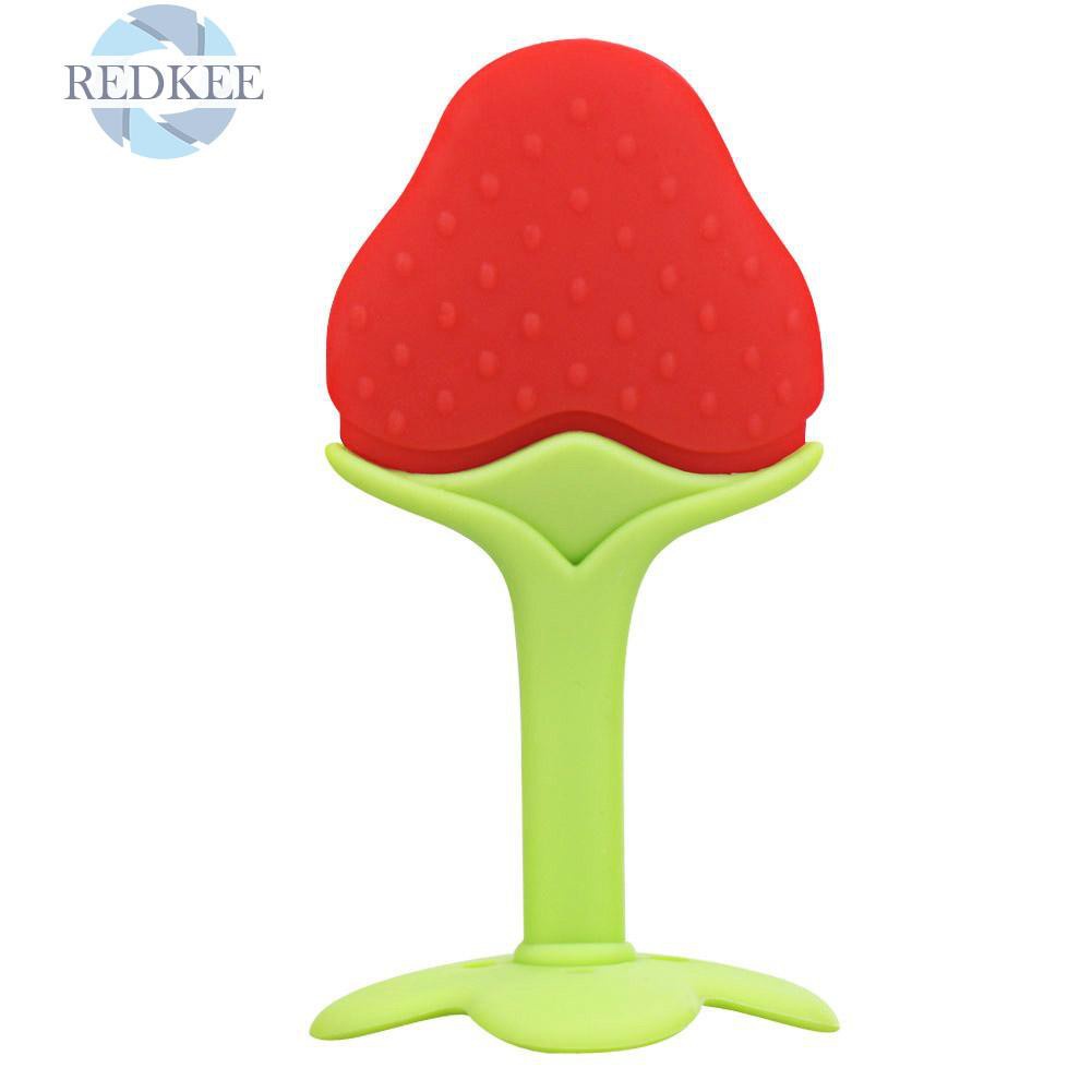Redkee Fruit Design Available Cute Silicone Teether Baby Infant Set Tree Teethers