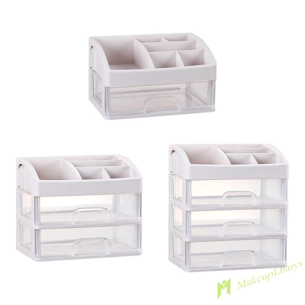 【New Arrival】Makeup Organizer Drawer Cosmetics Storage Box Jewelry Container Brush Case