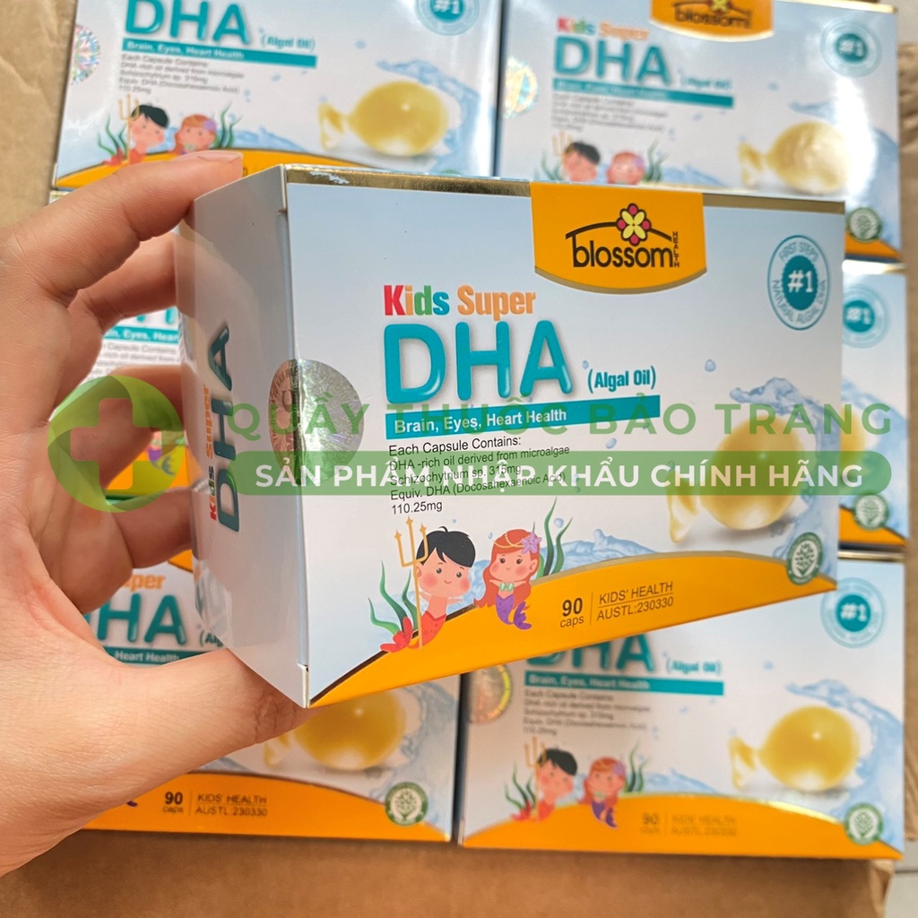 Viên Uống DHA  Blossom - Super DHA For Kids chiết xuất từ tảo biển