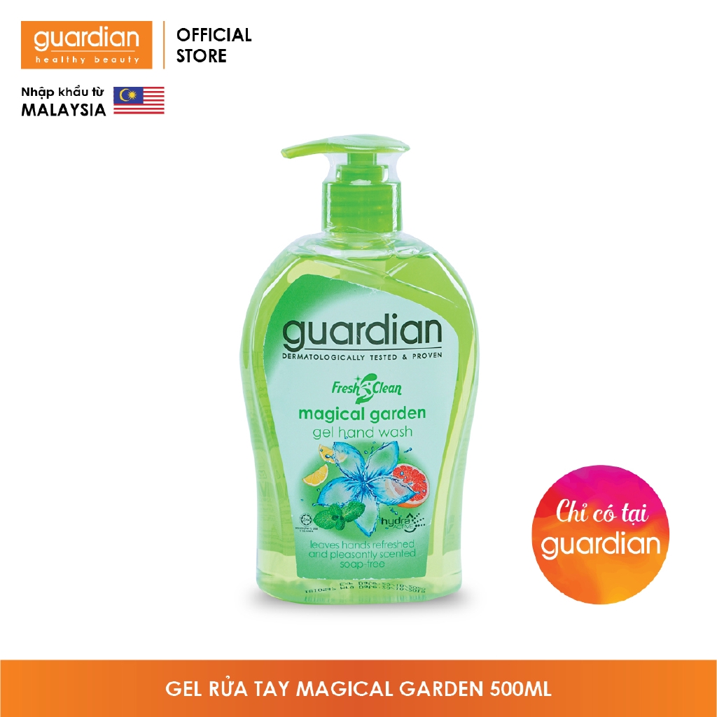 Gel rửa tay Guardian Fresh Clean Magical Garden (500ml)