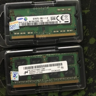 Ram laptop 4gb Pc3l hãng samsung, hynix, micro, epidal... chuẩn USA