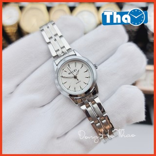 Đồng Hồ Nữ Halei 348 Dây Trắng Mặt Trắng