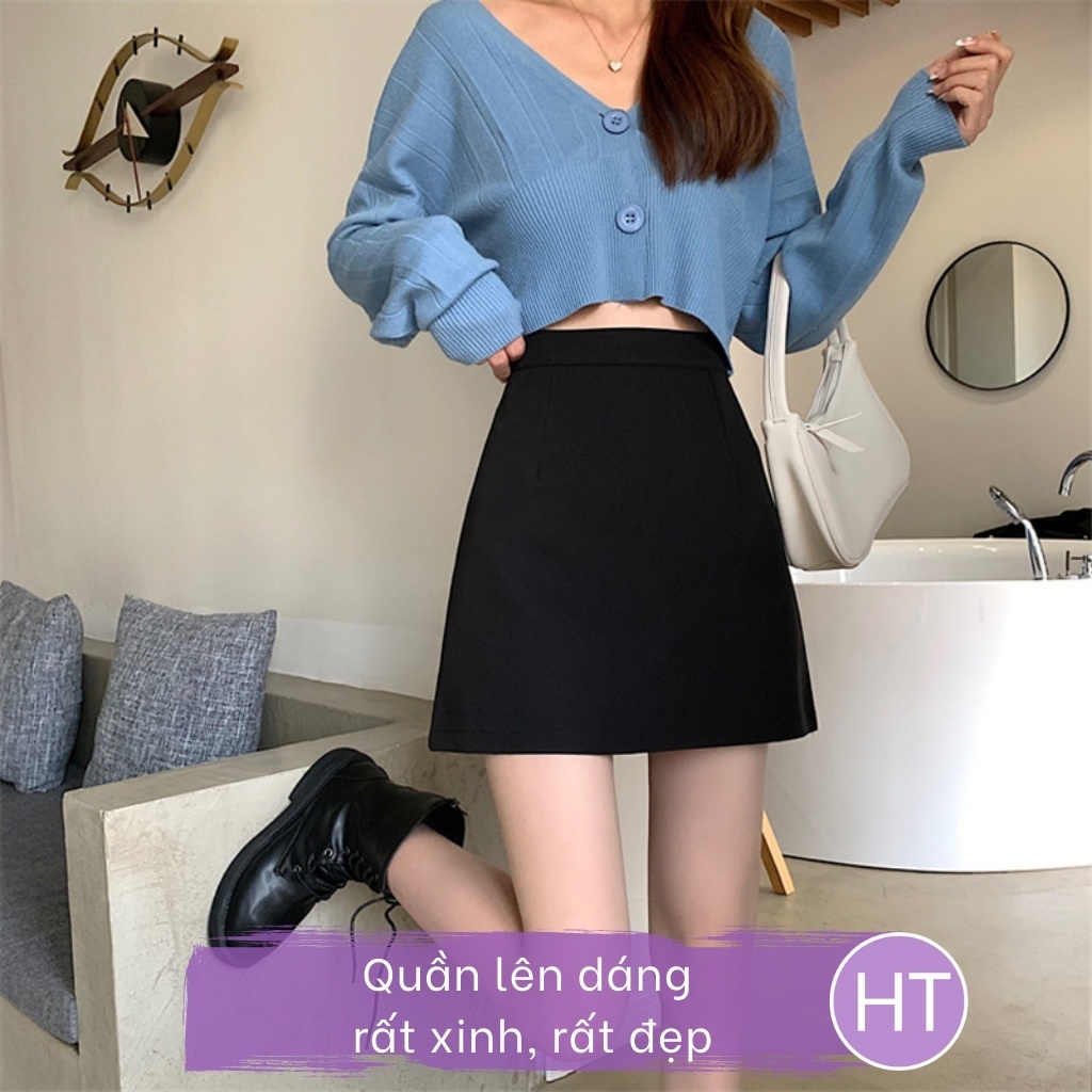 Chân Váy Chữ A ❤️ Trơn Dáng Ngắn Dành Cho Nữ HT4 | BigBuy360 - bigbuy360.vn