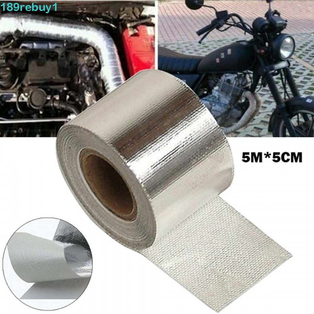 Băng Keo Dán Cách Nhiệt REBUY1 Bằng Sợi Thủy Tinh Tự Dính Cho Ống Pô Xe Hơi Xe Máy