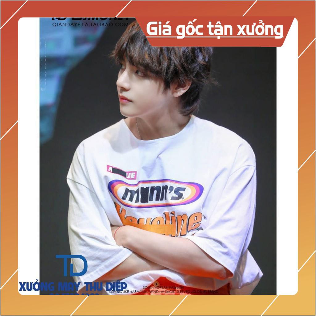 Áo phông nam nữ SWEET2812 💖FREESHIP💖 Áo Tay Lở Stage Apanman Haveline V Taehyung BTS