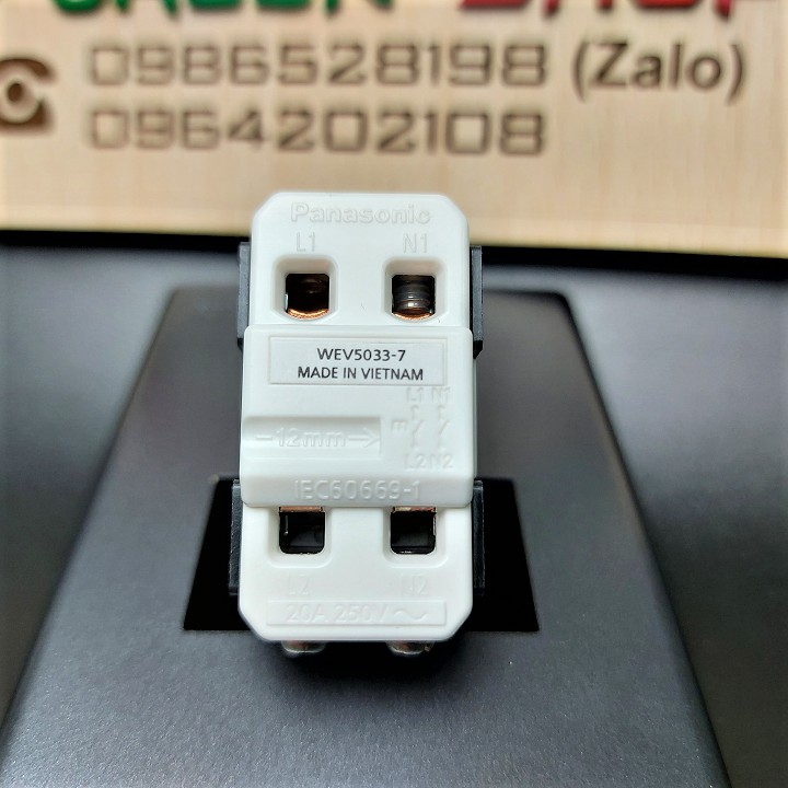 Công tắc 20A | Hạt bình nóng lạnh Panasonic chính hãng