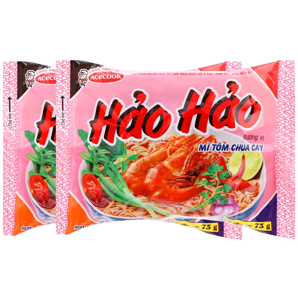 Mì Gói Hảo Hảo Tôm Chua Cay 75 gr
