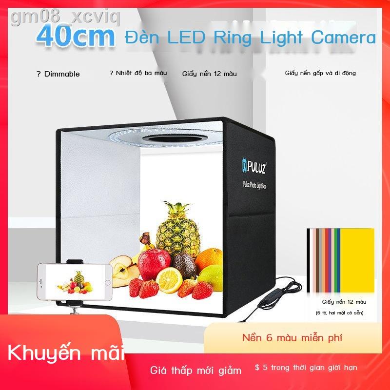 gm08_xcviqStudio nhỏ đèn led lấp đầy ánh sáng mini hộp mềm đơn giản ảnh thương mại điện tử bộ sản phẩm chụp