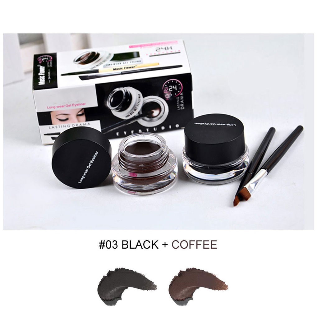 [Hàng mới về] 2 Gel kẻ mắt không thấm nước chống lem trang điểm lâu trôi