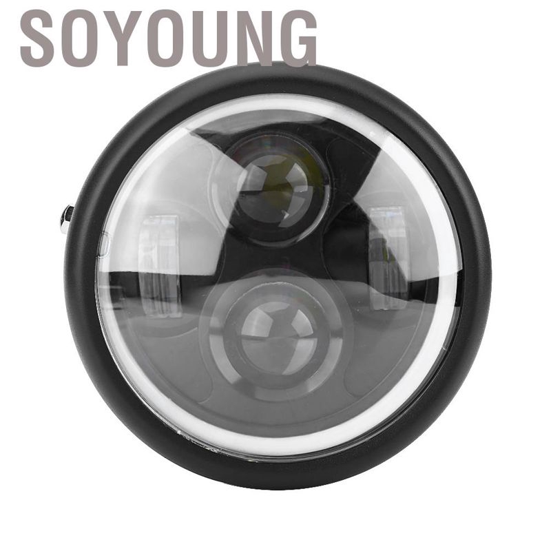 Đèn Pha Led 16cm / 6.5 &quot;Cho Xe Mô Tô Cafe Racer Bobber