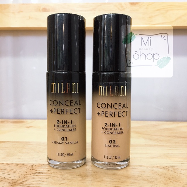 Kem nền MILANI Conceal + Perfect 2-in-1