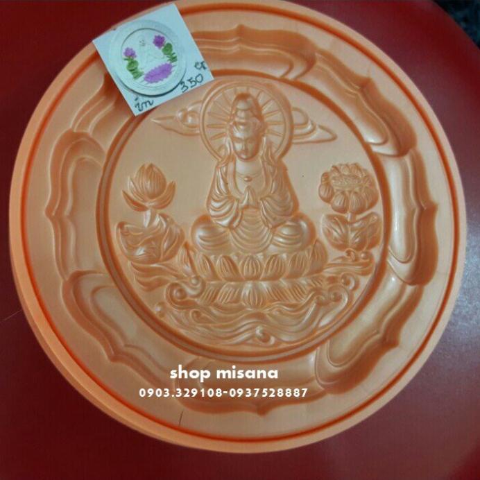 Khuôn bánh trung thu hình phật bà quan âm 350gr