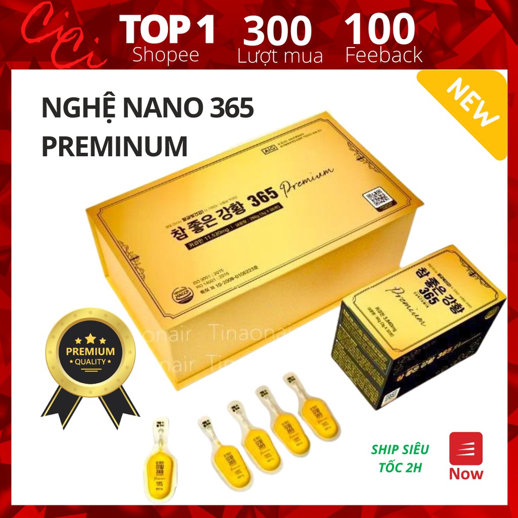  Tinh chất nghệ nano curcumin 365 Hàn Quốc [Chính hãng]