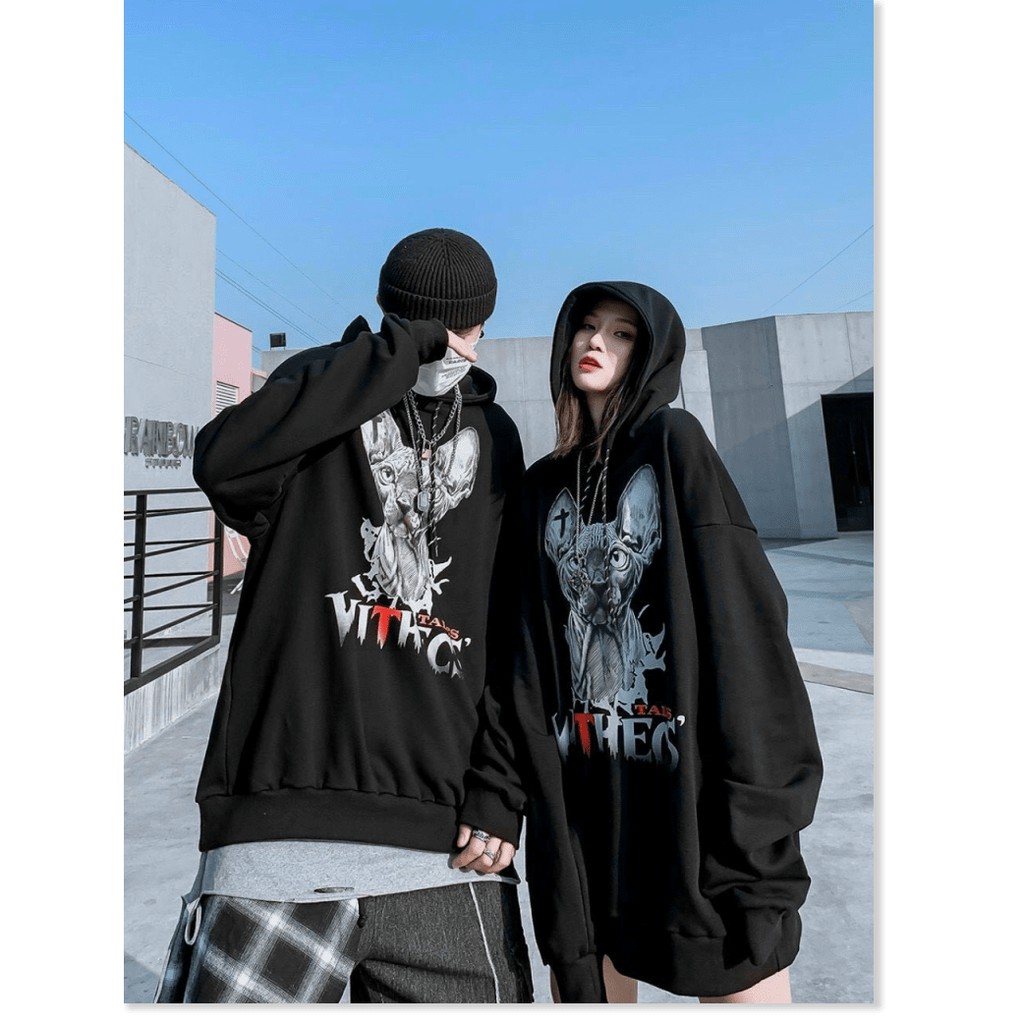 ÁO HOODIE NAM NỮ CẶP ĐÔI SÓI MẶT QUỶ THỜI TRANG 2021