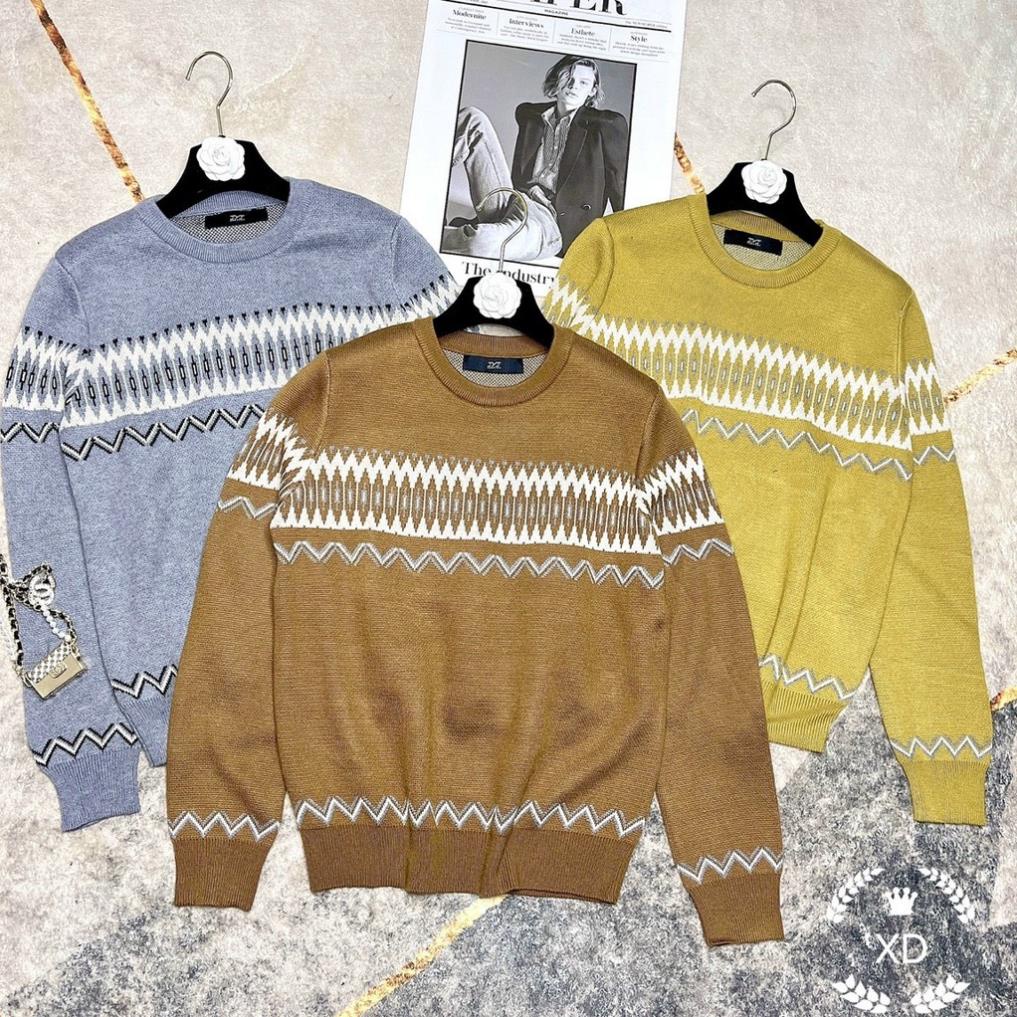 Áo len nữ cổ tròn, áo len lông cừu nữ from dễ mặc chât len cưu mềm tay bo gọn gàn hoạt tiết xinh xắn hàng quảng châu l1